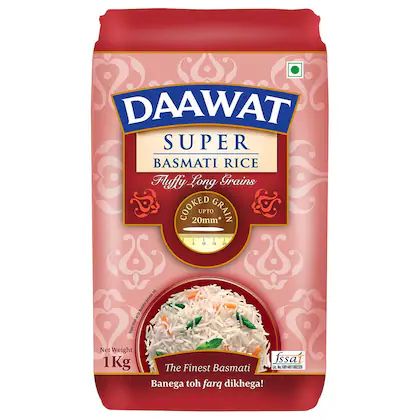 Daawat Super Basmati Rice : 1 kg