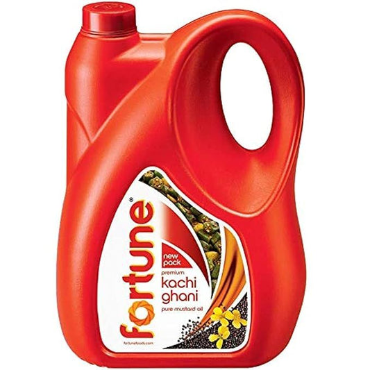 Fortune Kachi Ghani Mustard Oil (5 L) : 4.550 kg