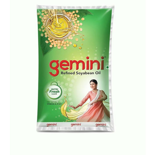 Gemini Refined Soyabean Oil (1 L): 910 g