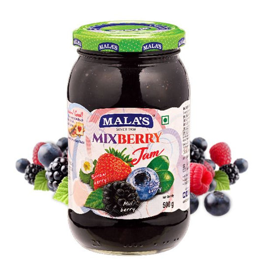 Mala's - Mixed Berry Jam-500Gm