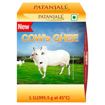 Patanjali Cow Ghee (1.1 L) : 995.5 g