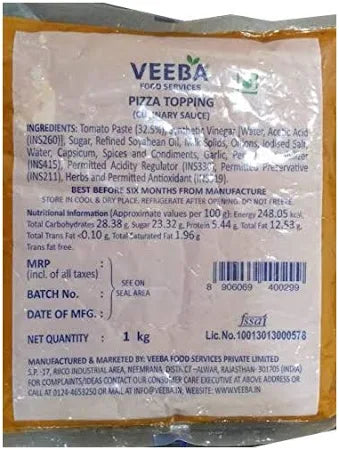 Veeba - Pizza Topping - 1kg