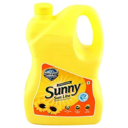 Sunny Sun Lite Refined Sunflower Oil : 5 Litres