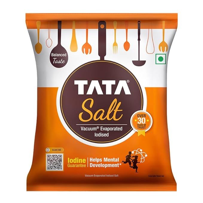 Tata Salt - Evaporated Iodised : 1 kg