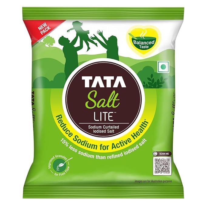 Tata Salt Lite - Low Sodium Iodised : 1 kg