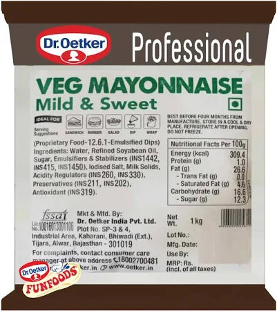 Fun Food by Dr Otekar Veg Mayonnaise (Mild & Sweet)